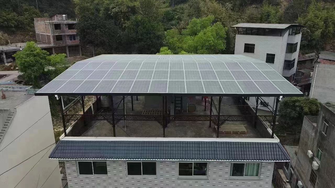 嵊州15kw+10kwh自建别墅家庭光伏储能系统